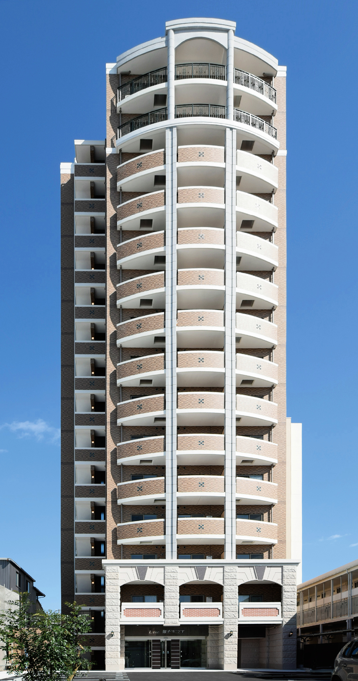 DAIJUのマンション建築事例 Luxe 難波WEST